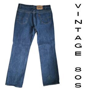 LEVI'S 517 Vintage 80s Orange Tag Jeans - Men's 36 x 32 - Made in USA April 1989